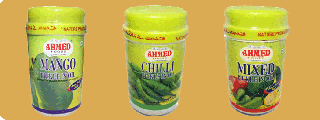 MANGO PICKLE
MIX PICKLE
CHILLI PICKLE
MANGO HYD PICKLE
MIX HYD PICKLE
GARLIC PICKLE