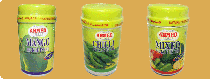 MANGO PICKLE
MIX PICKLE
CHILLI PICKLE
MANGO HYD PICKLE
MIX HYD PICKLE
GARLIC PICKLE